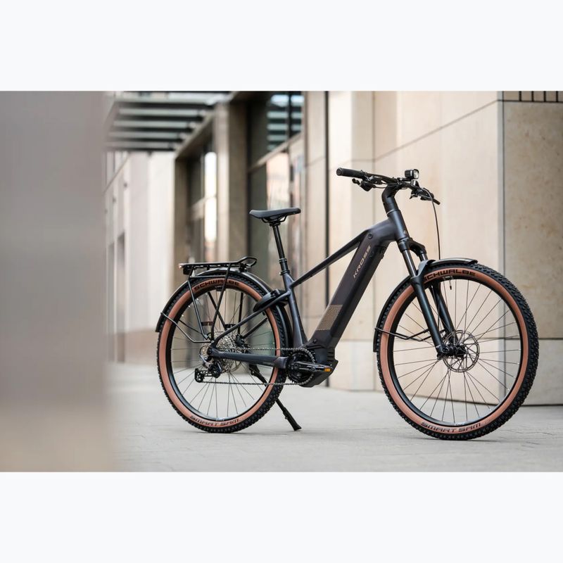 E-Bike KROSS Influx Suv Hyb 4.0 800 29 el. Anthrazit/Gold/Matt 16