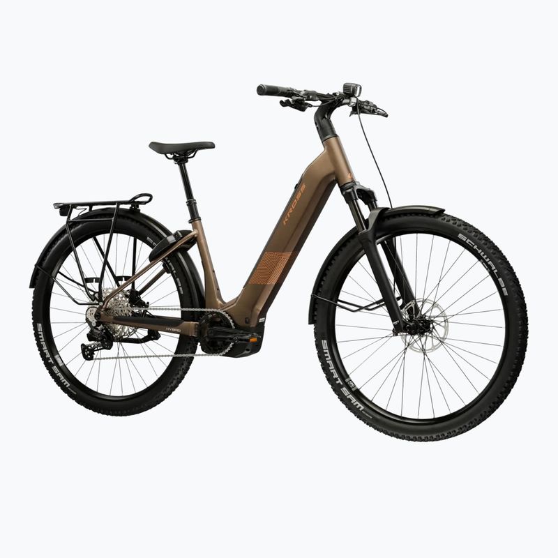 E-Bike KROSS Influx Suv Hyb 4.0 800 27.5 el. Grau/Kupfer/Matt 2