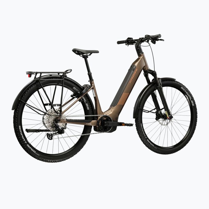 E-Bike KROSS Influx Suv Hyb 4.0 800 27.5 el. Grau/Kupfer/Matt 3