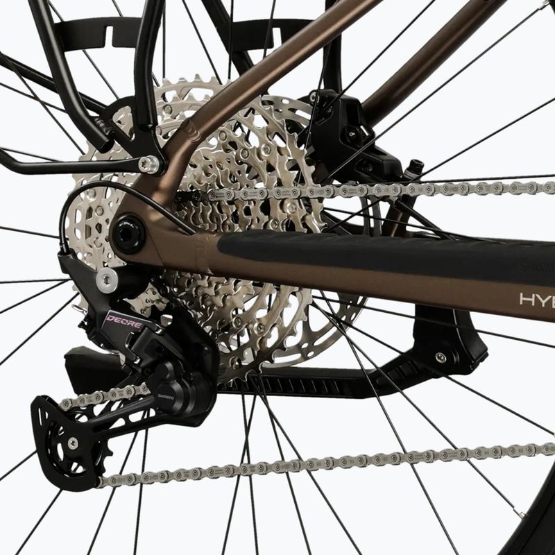 E-Bike KROSS Influx Suv Hyb 4.0 800 27.5 el. Grau/Kupfer/Matt 9