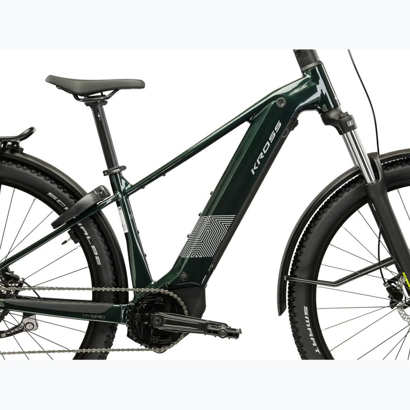 Elektrofahrrad KROSS Influx Suv Hybrid 2.0 600Wh green/silver/gloss 13