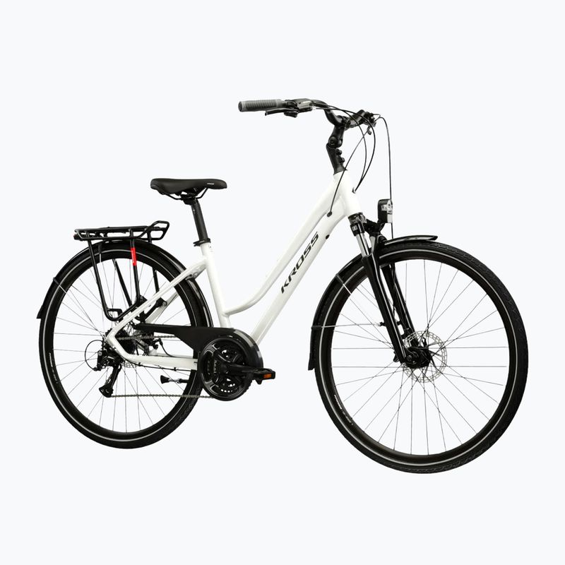 Damen-Trekkingrad KROSS Trans 3.0 In pearl/black/gloss 2