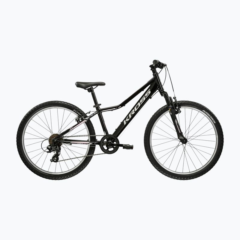 Kinderfahrrad KROSS Lea Jr 1.0 In black/silver/gloss