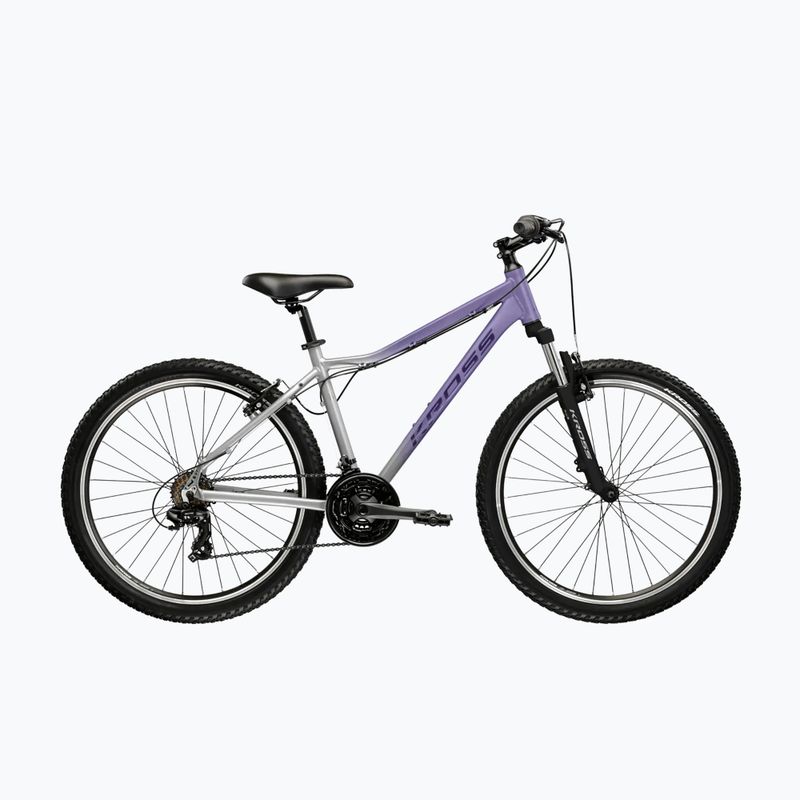 Damen-Mountainbike KROSS Lea X100 purple/silver/matte
