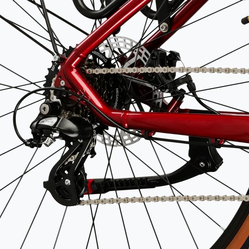 Mountainbike KROSS Hexagon X200 EQ 29" Rubinrot/Anthrazit/Glanz 7