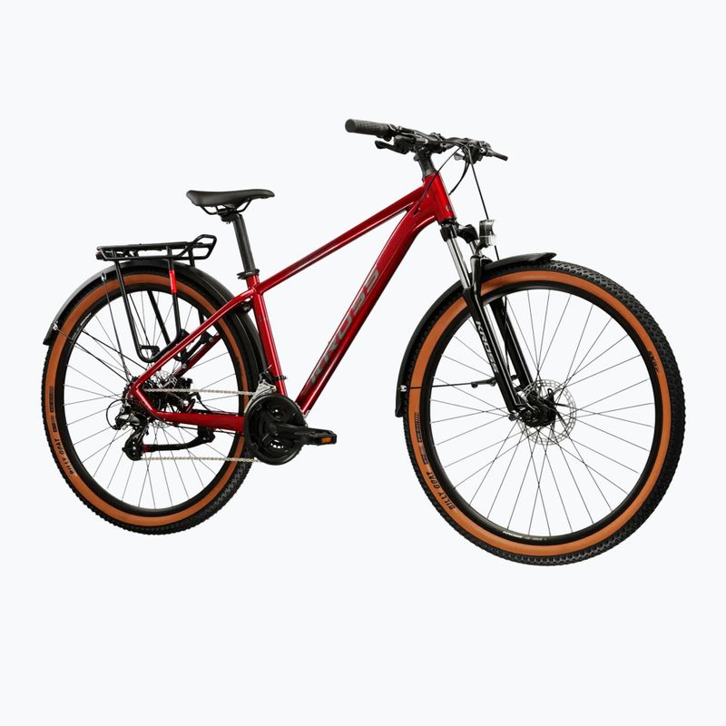 Mountainbike KROSS Hexagon X200 EQ 27,5" Rubinrot/Anthrazit/Glanz 2