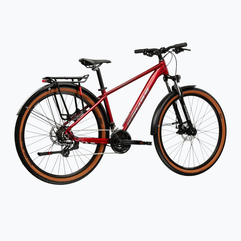 Mountainbike KROSS Hexagon X200 EQ 27,5" Rubinrot/Anthrazit/Glanz 3