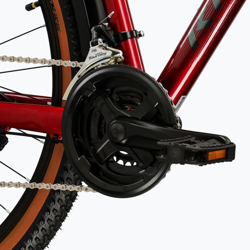 Mountainbike KROSS Hexagon X200 EQ 27,5" Rubinrot/Anthrazit/Glanz 9