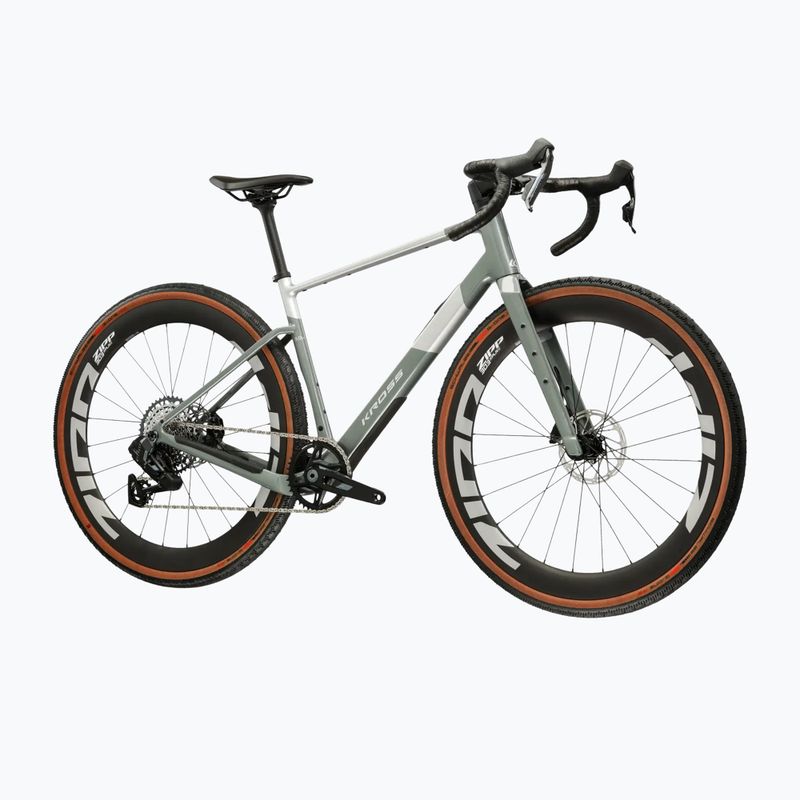 Gravelbike KROSS Esker ADV 3.0 green-gray/silver/matte 2