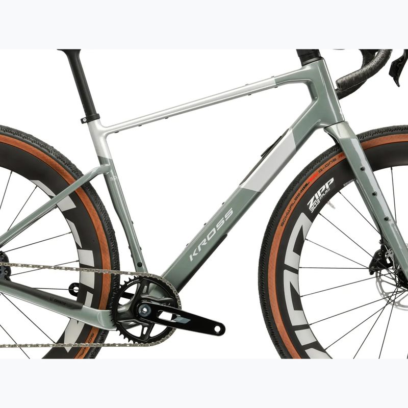 Gravelbike KROSS Esker ADV 3.0 green-gray/silver/matte 12