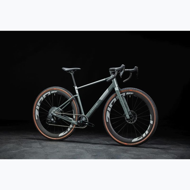 Gravelbike KROSS Esker ADV 3.0 green-gray/silver/matte 14