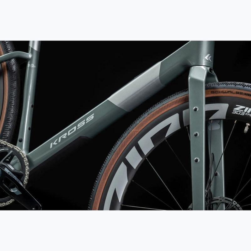 Gravelbike KROSS Esker ADV 3.0 green-gray/silver/matte 16