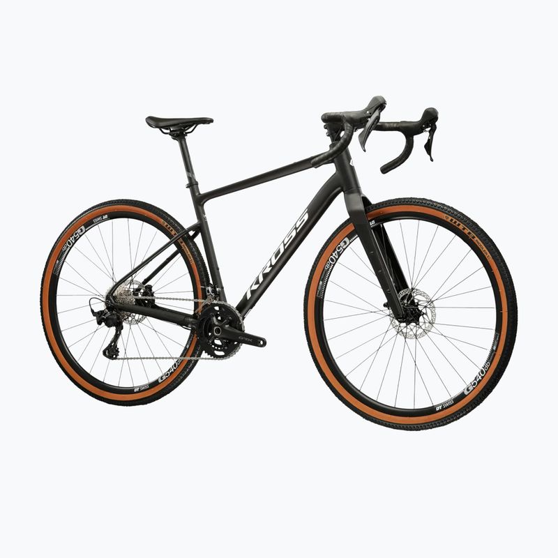 Gravelbike KROSS Esker 6.0 black/white/matte/gloss 2