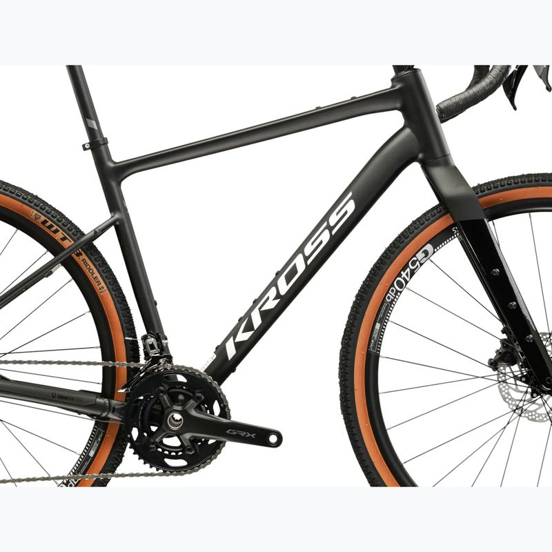 Gravelbike KROSS Esker 6.0 black/white/matte/gloss 12