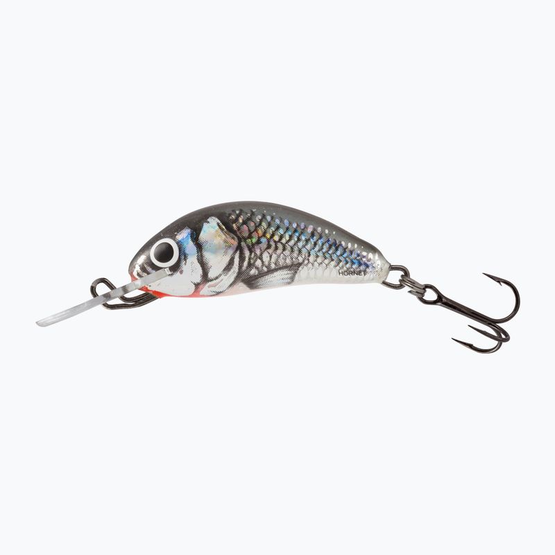 Salmo Hornet FL holographischer grauer Shiner Wobbler QHT015