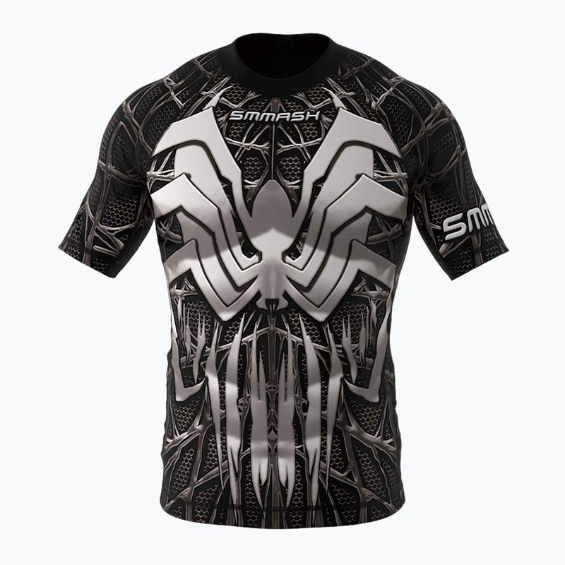 Rashguard SMMASH Venomous schwarz-weiß RSO2