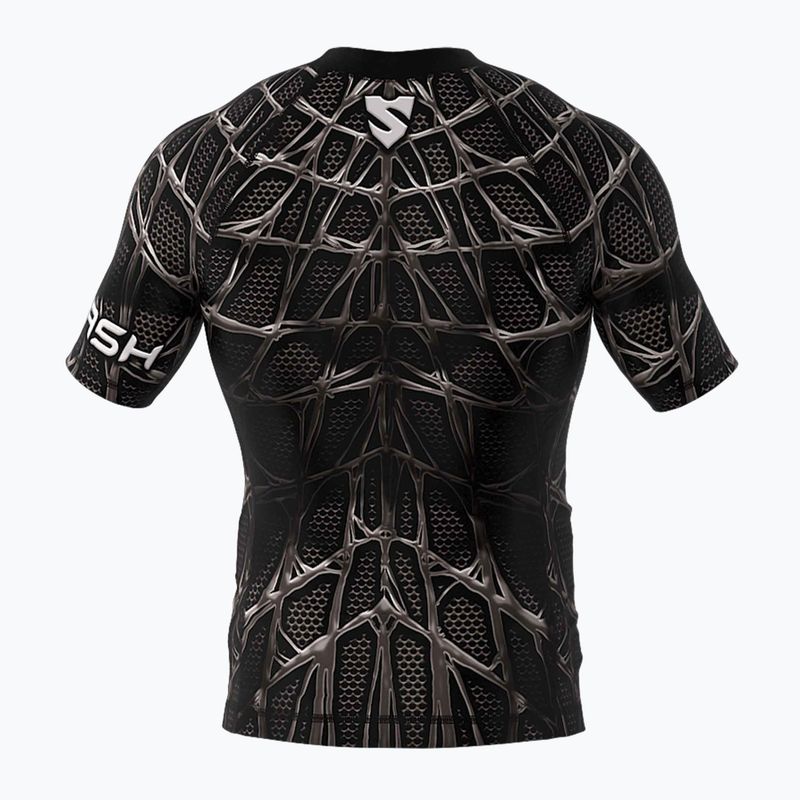 Rashguard SMMASH Venomous schwarz-weiß RSO2 2