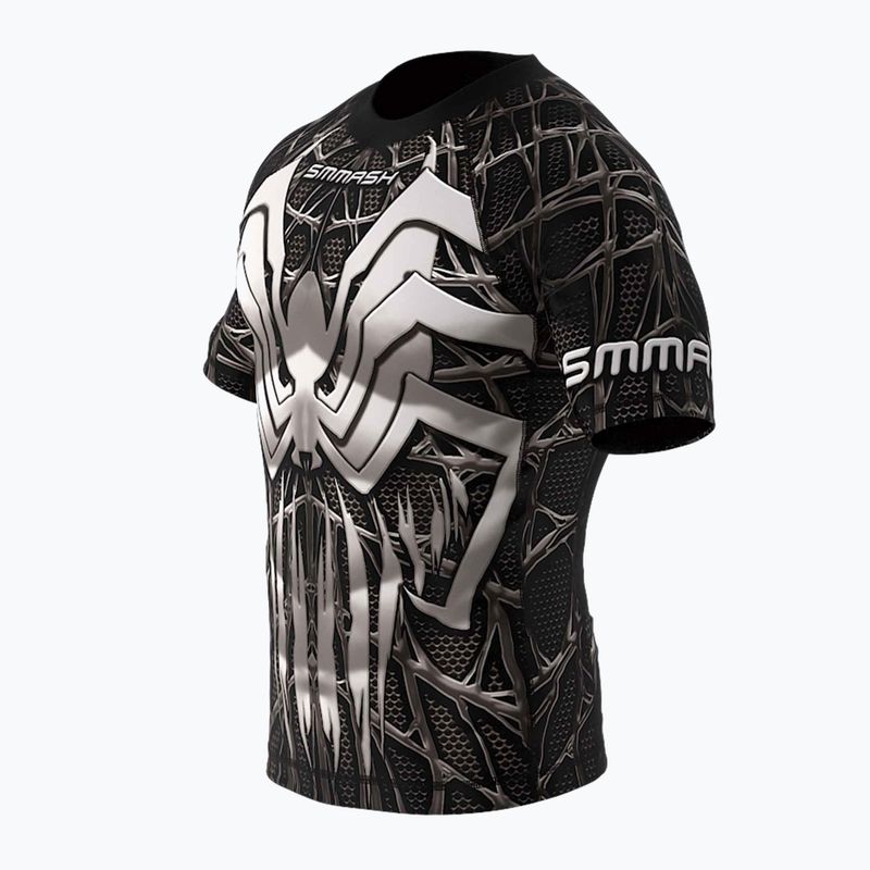 Rashguard SMMASH Venomous schwarz-weiß RSO2 4