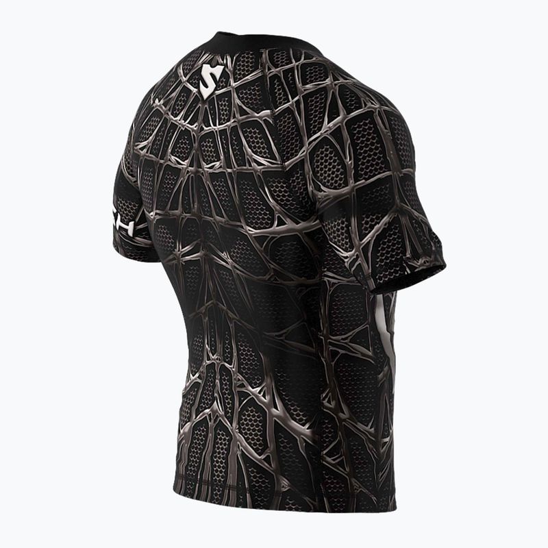Rashguard SMMASH Venomous schwarz-weiß RSO2 5
