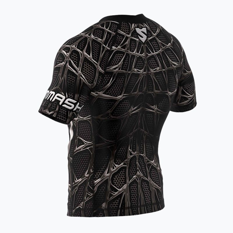 Rashguard SMMASH Venomous schwarz-weiß RSO2 6