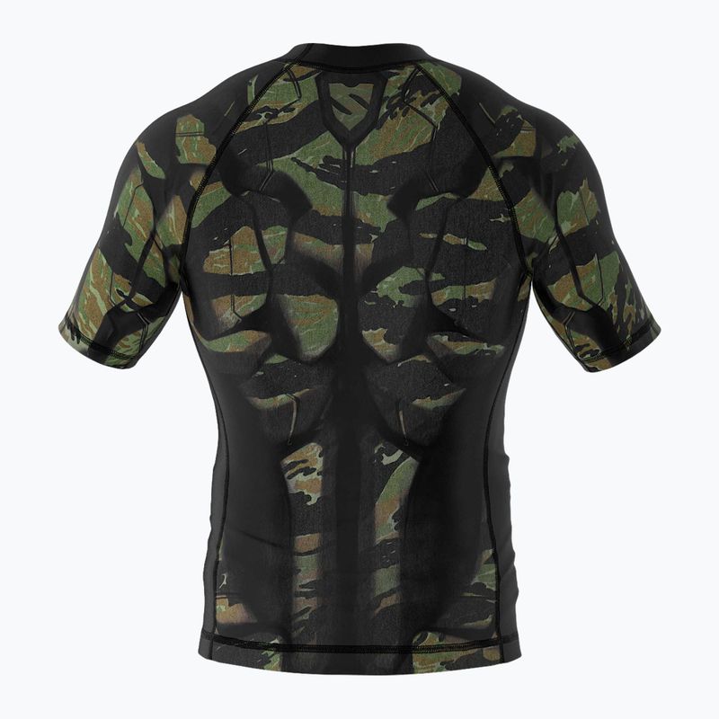 SMMASH Tiger Armour Kinder-Rashguard grün 2
