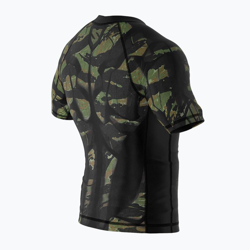SMMASH Tiger Armour Kinder-Rashguard grün