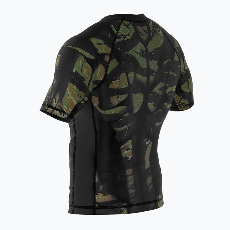 SMMASH Tiger Armour Kinder-Rashguard grün