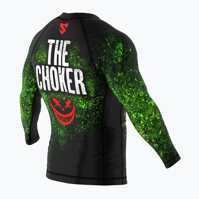 Rashguard longsleeve SMMASH The Choker grün RSO3 5