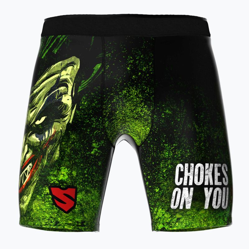 Trainingsshorts Herren SMMASH Vale Tudo Pro The Choker grün VT2-2