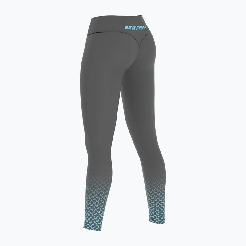 Training-Leggings Damen SMMASH Scale 3D Highwaist grau LSO11-2 3