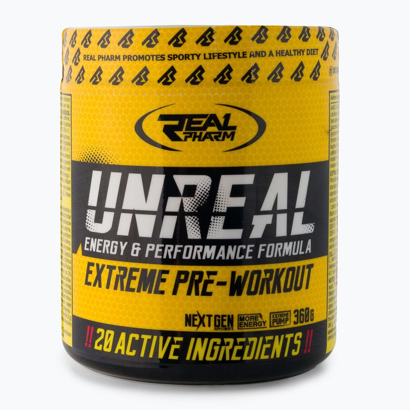 Real Pharm Pre-Workout Unreal 360g schwarze Johannisbeere-Zitrus 700957