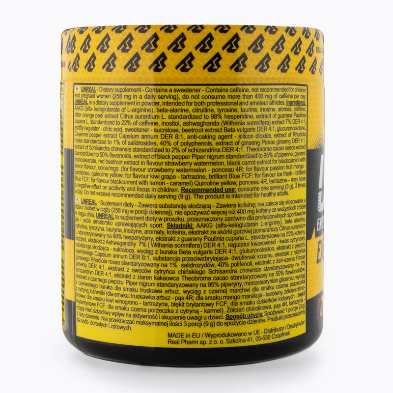 Pre-Workout Real Pharm Unreal 360g schwarze Johannisbeere 701510 2
