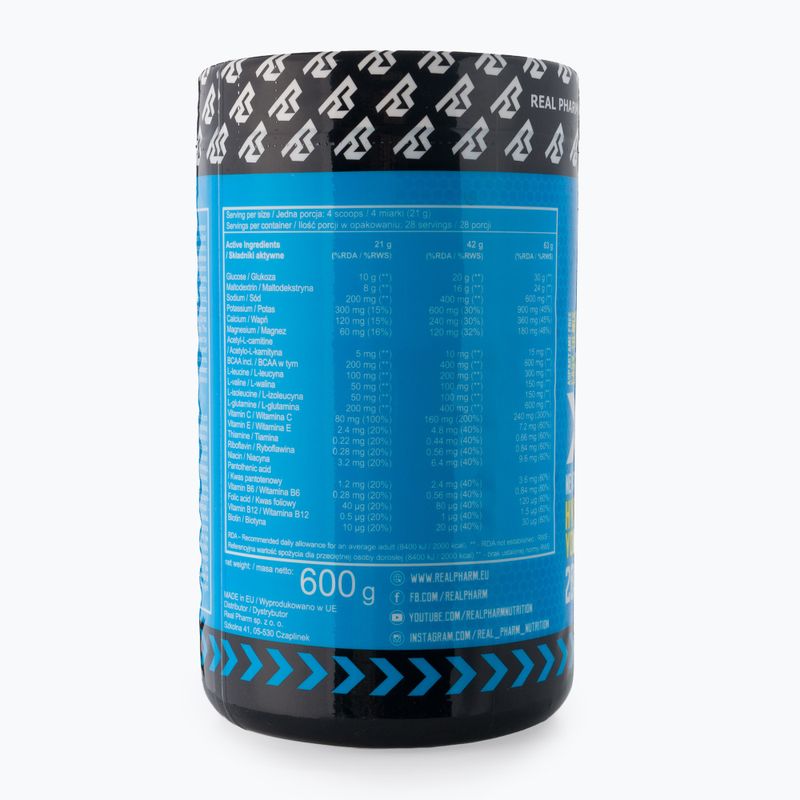 ISO GO Real Pharm Aminosäuren 600g Lychee 701749 2