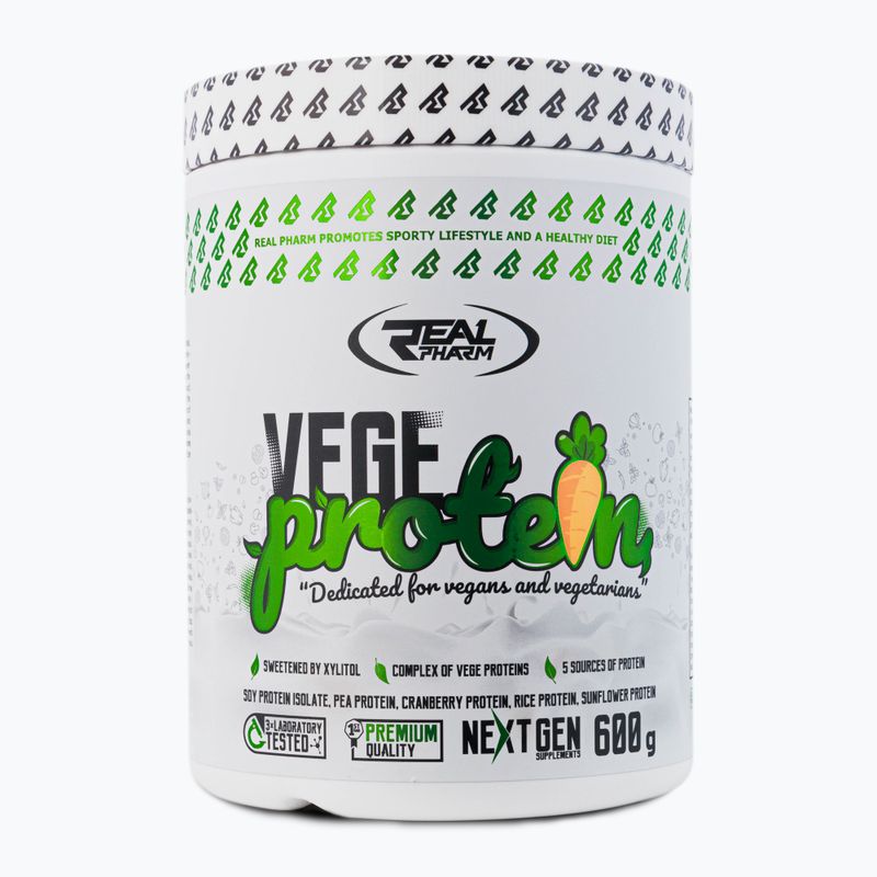 Real Pharm Vege Protein 600g gesalzenes Karamell 709103