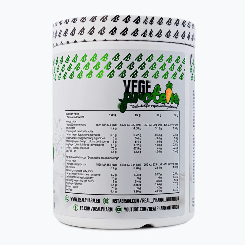 Real Pharm Vege Protein 600g gesalzenes Karamell 709103 2
