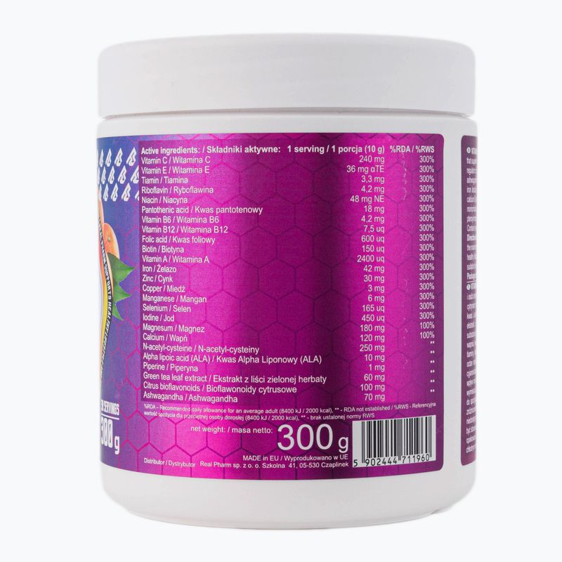 Vitamin Schock Real Pharm Vitamin Komplex 300g Orange 711960 2