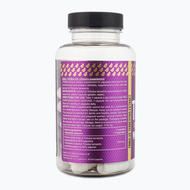 Testosteron-Booster Real Pharm Tribulus 1000mg 60 Kapseln 714053 2