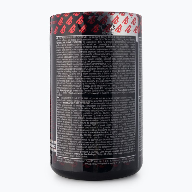 Real Pharm Terminator Pre-Workout 500g Weintraube 715029 3