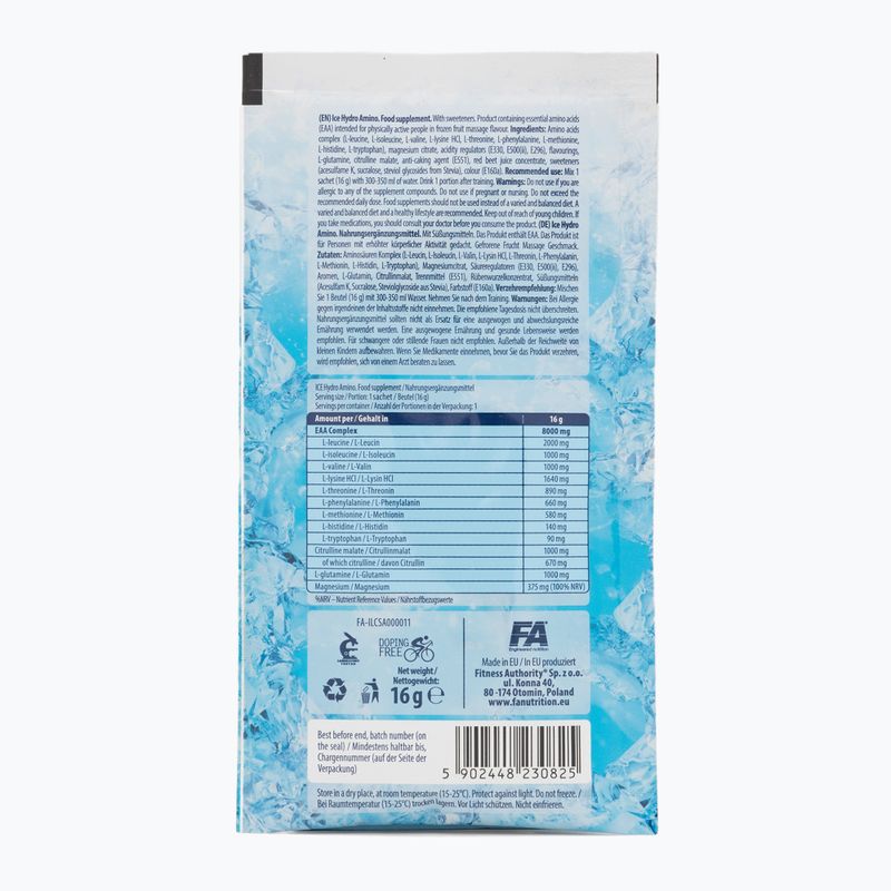 Fitness Authority Aminosäuren Fa Ice Hydro Amino 480 g Brombeere/Ananas 2