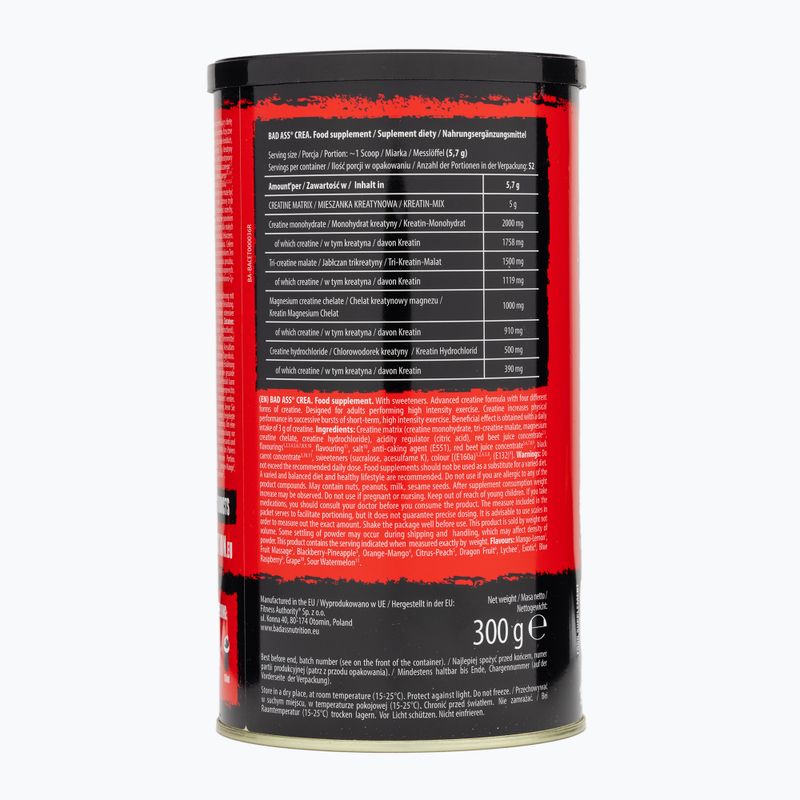 Fitness Authority Bad Ass Crea 300 g Fruchtmassage 2
