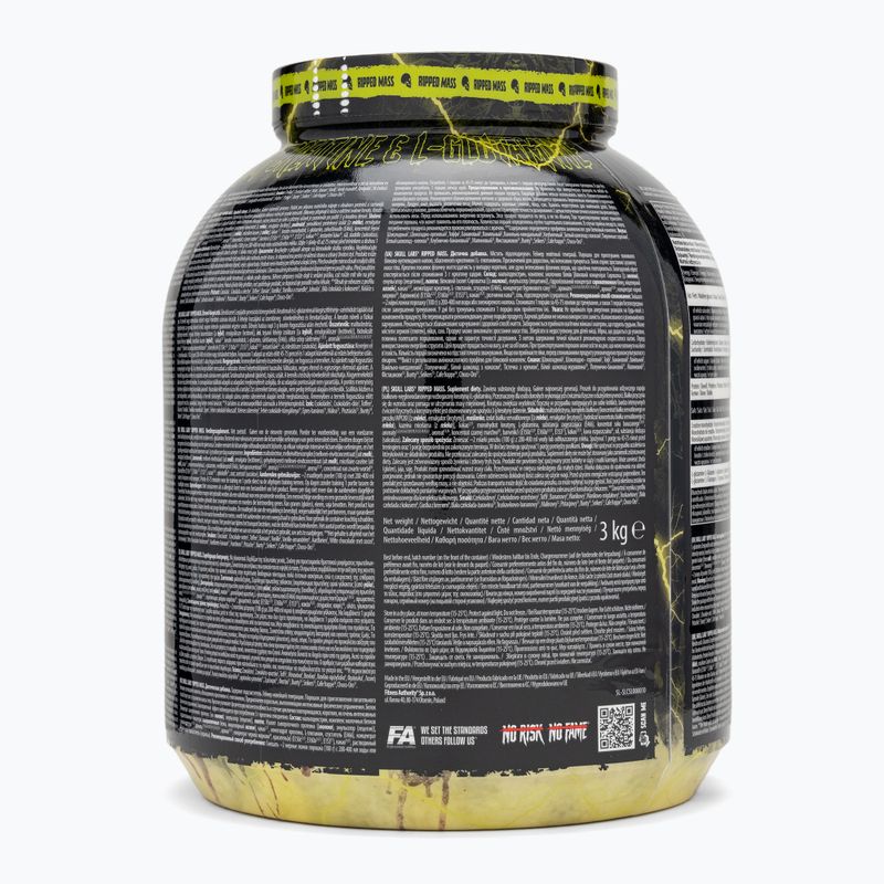 Fitness Authority Gainer Skull Labs Ripped 3 kg Erdbeere 3