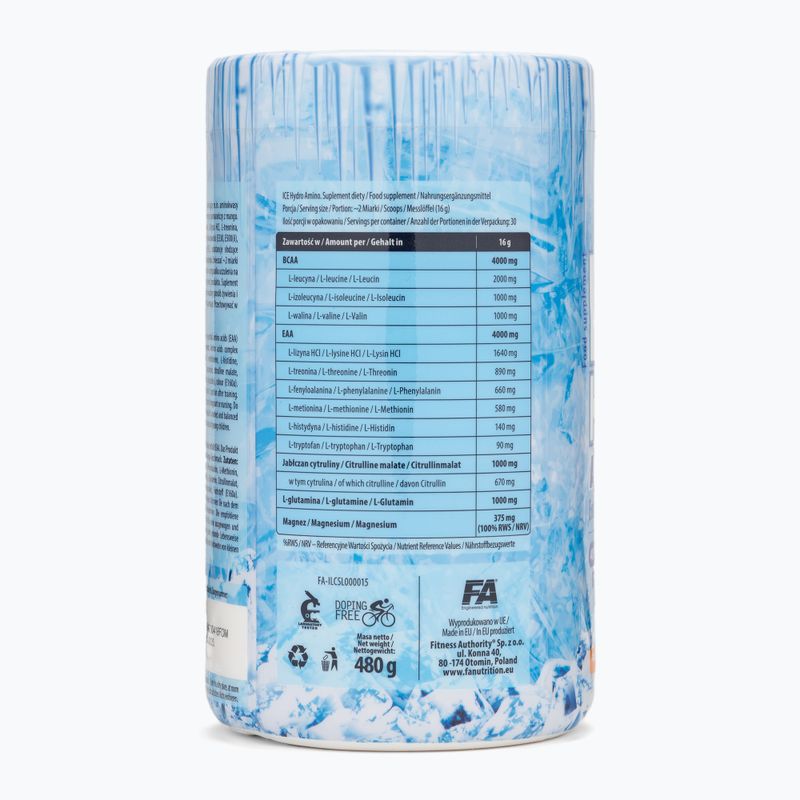 Fitness Authority Aminosäuren Fa Ice Hydro Amino 480 g orange/mango 2