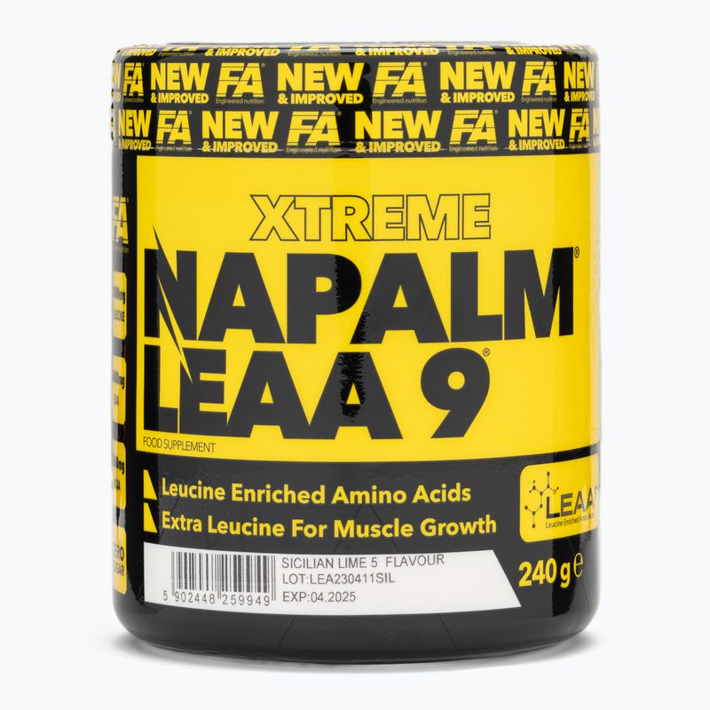 Aminosäuren Fitness Authority Napalm Leaa9 240 g sizilianische Limette