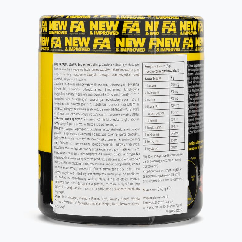 Aminosäuren Fitness Authority Napalm Leaa9 240 g sizilianische Limette 2