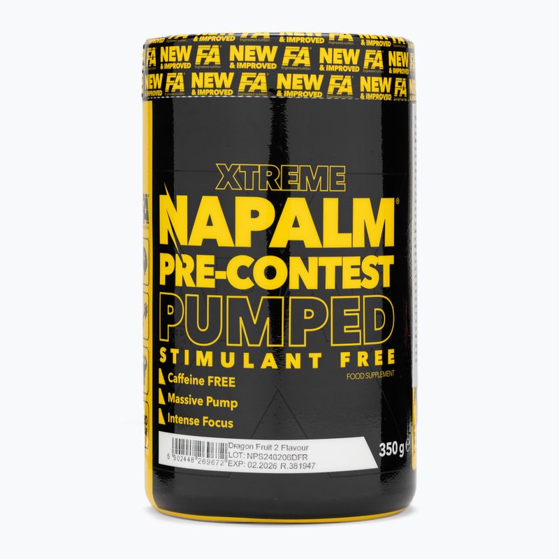 Fitness Authority Pre-Workout Napalm Pre-Contest Pumped Stimulant Free 350 g Drachenfrucht