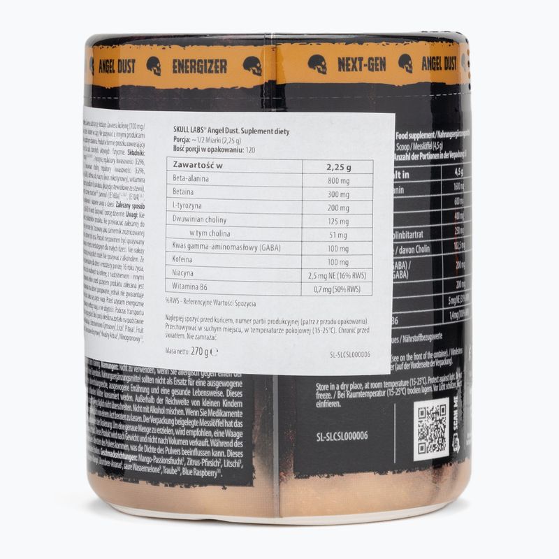 Fitness Authority Pre-Workout Skull Labs Ange Dust 270 g Mango/Zitrone 2
