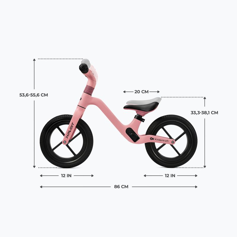 Kinderkraft Xploit Cross-Country-Fahrrad Bubblegum Pink 4