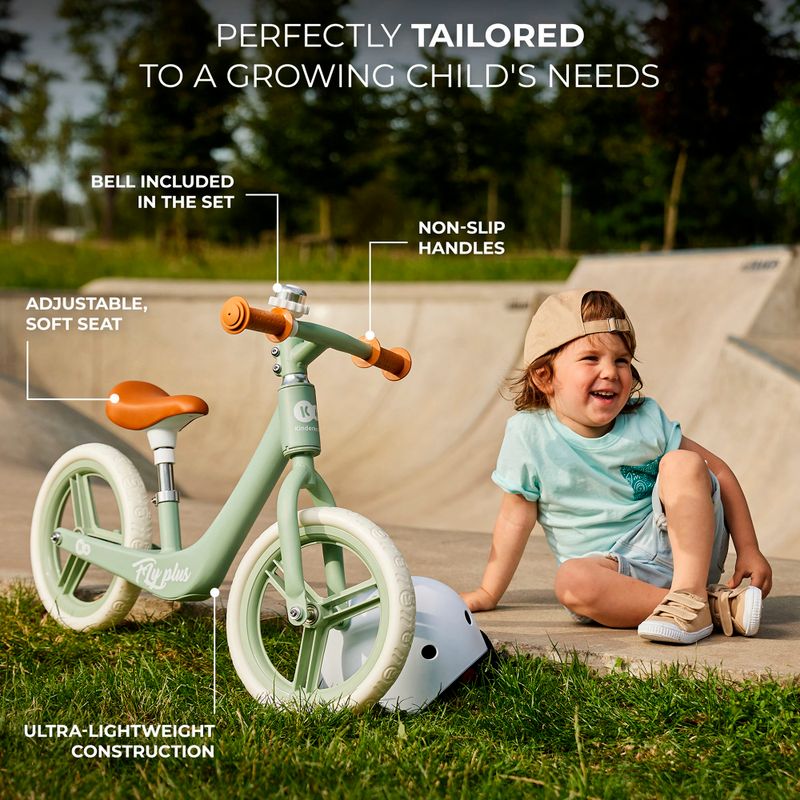 Kinderkraft Fly Plus babyblau Langlaufrad 15
