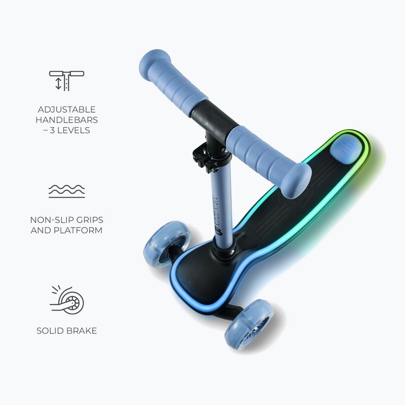 Dreirad-Roller Kinder Kinderkraft Raket blue 7