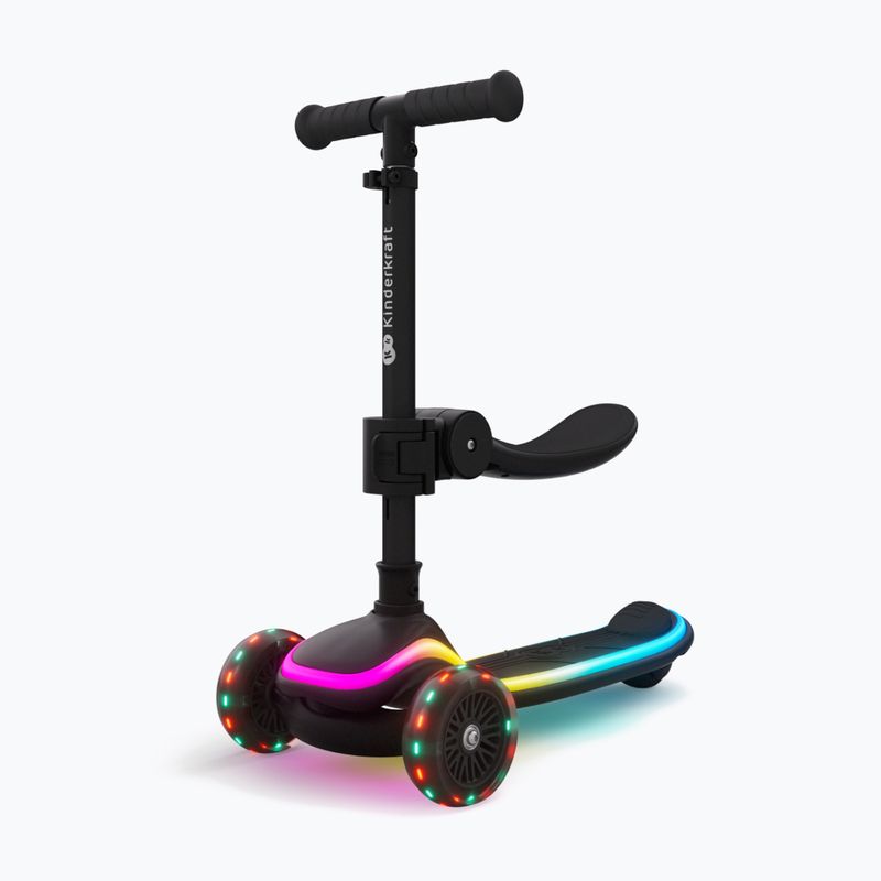 Dreirad-Roller Kinder Kinderkraft Raket Up black 3